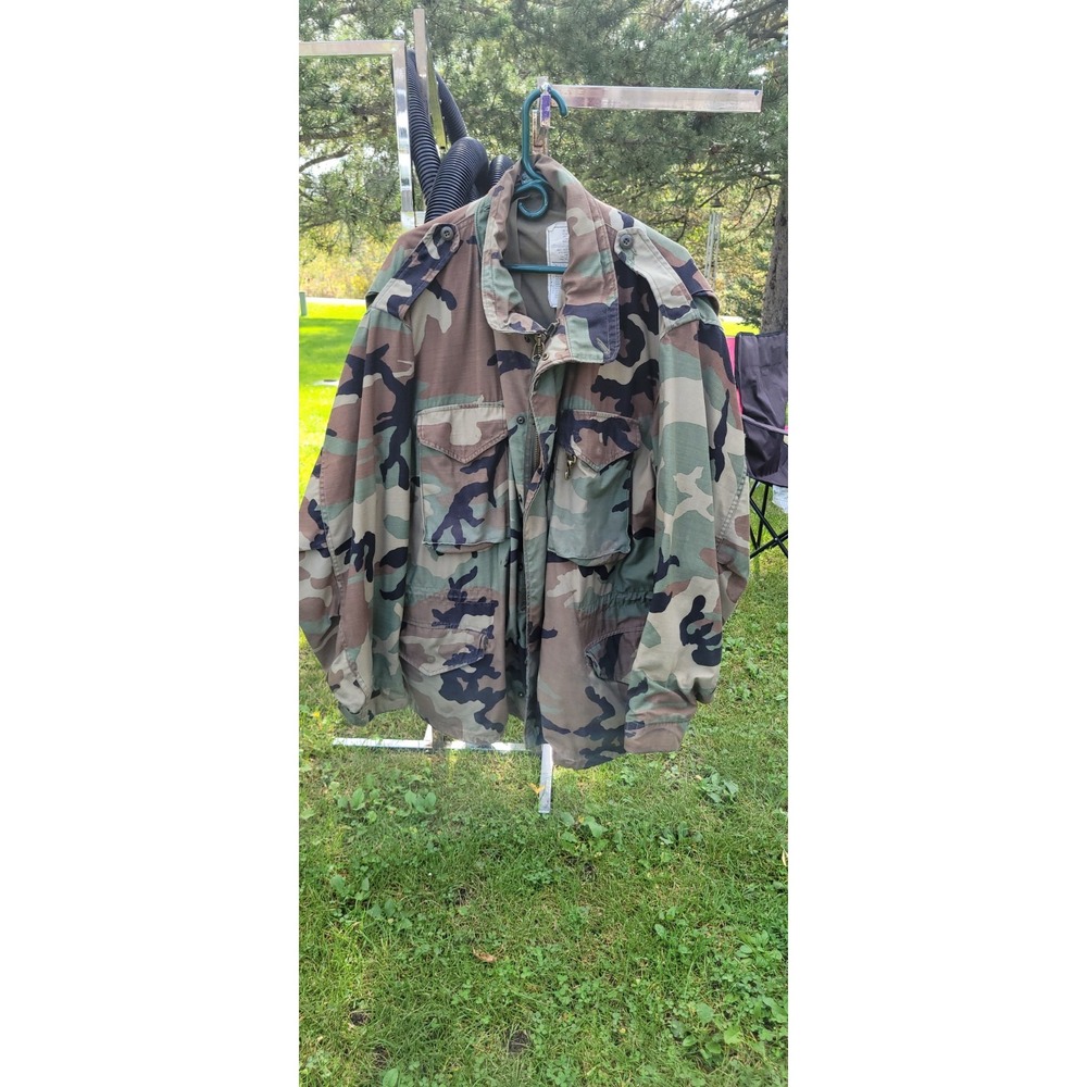 US Military M65 Field Jacket Woodland Camo XX- Large Regular Cold Weather Coat
